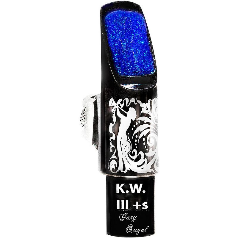 Sugal KW III + s Laser Enhanced Black Hematite Tenor Saxophone Mouthpiece, 1 of 2
