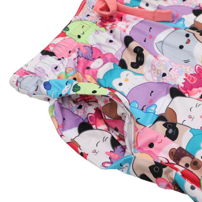 Squishmallows Womens Sleepwear Set with Short Sleeve Tee and Sleep Pajama Pants, 5 of 6