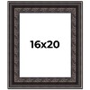 PosterPalooza | 3.5" Wide Ornate Black Picture Frame - UV Acrylic, Foam Board Backing, Hanging Hardware - 2 of 4
