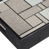 Uttermost Modern Mosaic Tray-Sleek Black with Striking Antique Mirrored Mosaic - 3 of 4