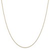 Black Bow Jewelry 0.8mm 14k Yellow Gold Loose Rope Chain Necklace - image 3 of 4