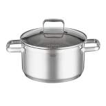 Rosle Charm Series High Casserole Pot with Tempered Glass Lid (9.4 in.)