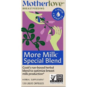 Motherlove More Milk Special Blend Vegan Dietary Supplement Capsules - 120ct - 1 of 2