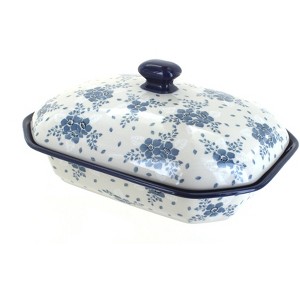 Blue Rose Polish Pottery 662 Ceramika Artystyczna Medium Covered Baker - 1 of 1