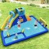 Costway Inflatable Water Slide Bounce House Climbing Wall without Blower - image 2 of 4