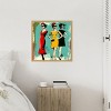 Amanti Art Fashion Trio 1 by Elan Studios Canvas Wall Art Print Framed - 4 of 4