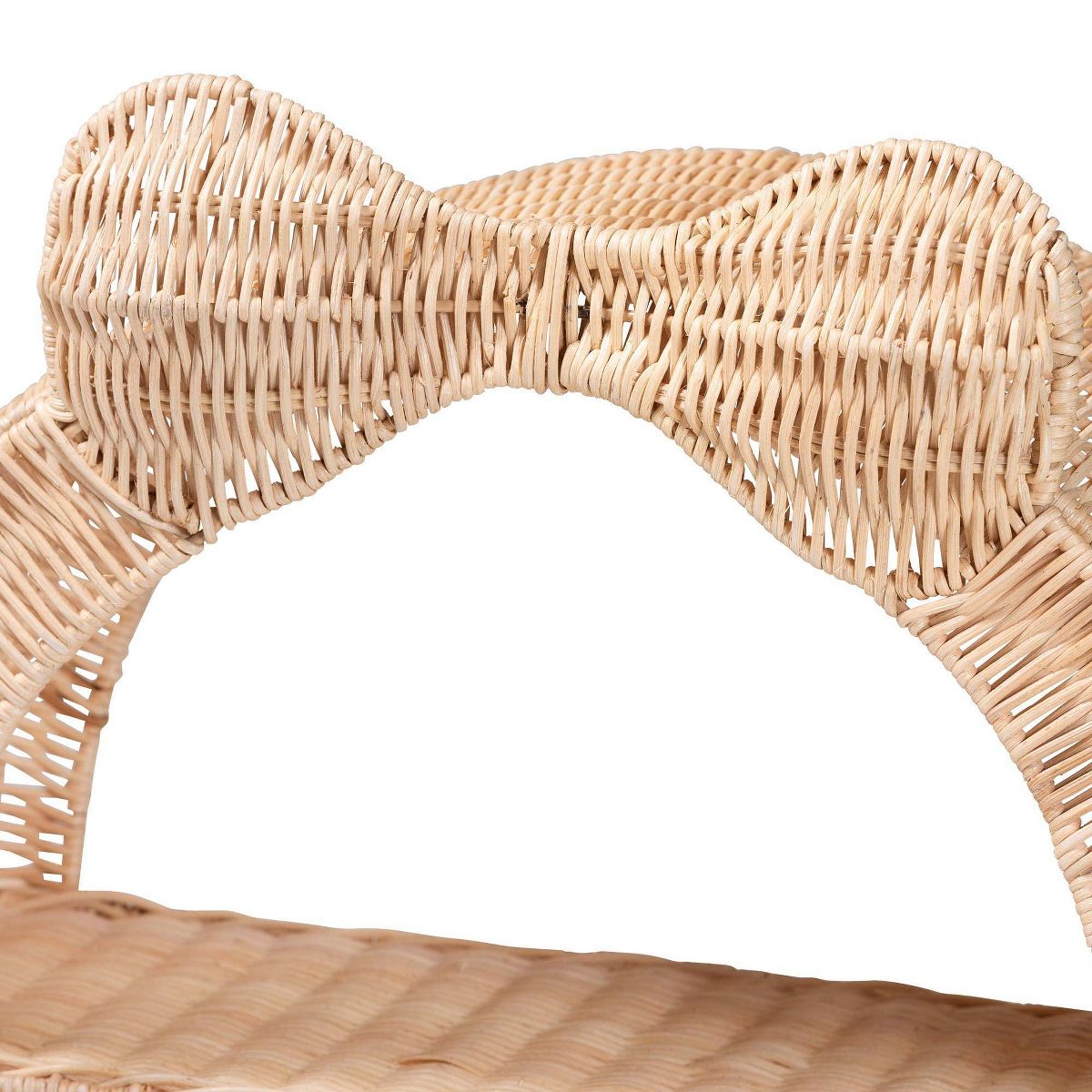 bali & pari Creusa Natural Rattan Wall Shelf Natural Brown - thumbnail 5