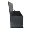KWPZQEB 39.37"x15.74"x15.74" Toy Box, Toy Storage Organizer with Lid, Toy Bin for Living Room, Playroom, Bedroom, Black - 2 of 4