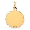 Black Bow Jewelry 14k Yellow Gold YOU ARE ALWAYS IN MY HEART Charm or Pendant, 16mm - 3 of 4