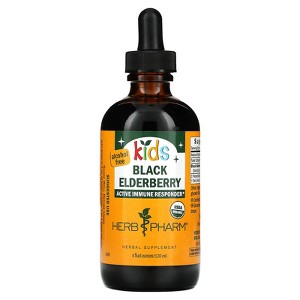Herb Pharm Kids Black Elderberry, Alcohol Free, 4 fl oz (120 ml) - 1 of 4
