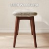 Sapphtopaz Modern Ottoman Shoe Bench Vanity Stool with Metal Legs Footstool Entryway Bench for Living Room, Bedroom, Fitting room - 3 of 4