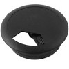Unique Bargains 50mm Dia Computer Desk Table Grommet Cable Tidy Outlet Hole Cover Black - 2 of 3