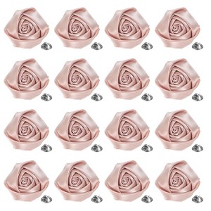 Unique Bargains Handmade Men Suits Formal Boutonnieres Wedding Corsage Lapel Pin Flower Brooch Butterfly Buckle 16 Pcs Dirty Pink - 1 of 4