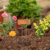 Gardenised 25-pcs Weatherproof Plant Markers Labels for Seedlings Vegetables Herbs Flowers Planters & Pots - 4 of 4