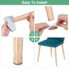 Unique Bargains Silicone Cups Round Felt Furniture Pads for Hardwood Floors 24 Pcs - 4 of 4