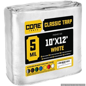 Core Tarps Heavy Duty 5 Mil Tarp Cover, UV Resistant, Rip Proof for Roof, Camping, Patio, Pool, Boat - 1 of 4