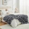 Cozy Bliss Faux Fur Throw Blankets Soft Animal Print Blanket for Couch Bed - 3 of 4