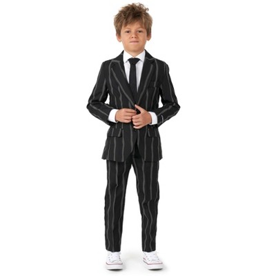 Suitmeister Boys Party Suit - Oversized Pinstripe Black : Target