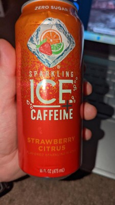 Sparkling Ice +caffeine Blue Raspberry - 16 Fl Oz Can : Target