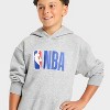 Boys' NBA Logo Hooded Fleece Graphic Sweatshirt - 2 of 4