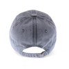 Alilang Washed Denim Baseball Cap with Adjustable Strap and Relaxed Fit - 4 of 4
