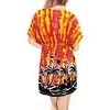 HAPPY BAY Women's Summer Beach Dress Mini Loose Swing Swimsuit Cover ups Tops for Women X-Large-XX-Large Red Tree - 4 of 4