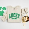 Simply Sage Market Women's Graphic Sweatshirt Lucky Vibes Distressed - image 3 of 3