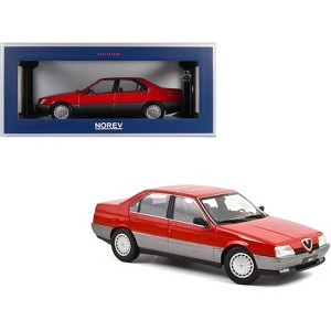 1991 Alfa Romeo 164 Red 1/18 Diecast Model Car by Norev - 1 of 4