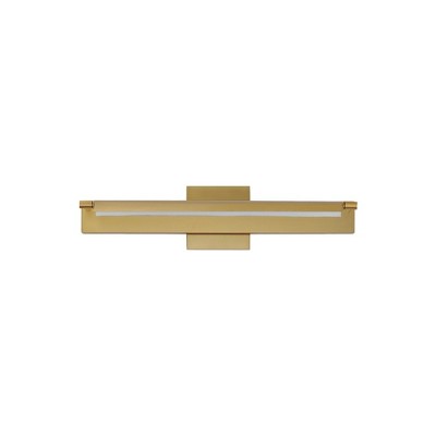 ET2 Lighting Bookkeeper 1 - Light Wall Light in  Natural Aged Brass