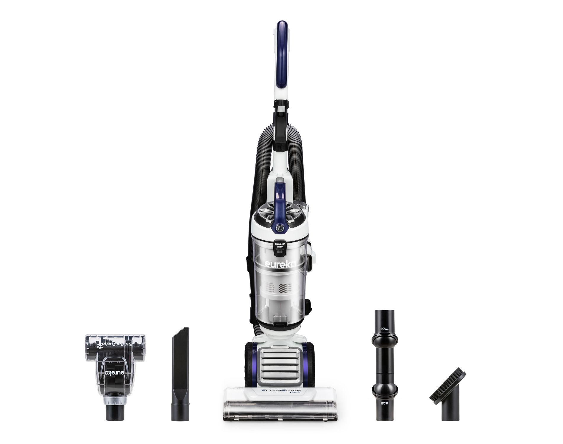 Eureka FloorRover Bagless Upright Pet Vacuum Cleaner, Suctionseal, Swivel Steering for Carpet and Hard Floor