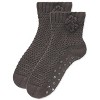 Memoi Women's Zaggy Zig Anklet Home Socks Gray One Size - 3 of 4