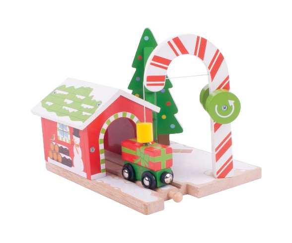 Bigjigs Rail Candy Crane Wooden Railway Train Set Accessory