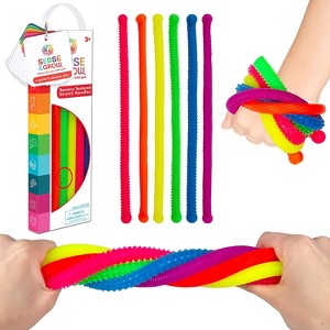 Be Amazing Sense & Grow Sensory Textured Stretch Noodles, Baby and Toddler Learning Toys, Ages 3+ - 1 of 4
