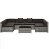 Resenkos 7-Piece Rattan Sectional Set, Outdoor Sectional Furniture, PE Rattan, - 2 of 4