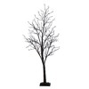 Nearly Natural 5-ft Pre-Lit Halloween Deluxe Black Twig Artificial Fall Tree with 102 Orange and Purple LED Lights - 4 of 4