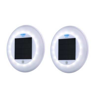 Solar LED Outdoor Pool Lights White - Techko