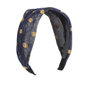 Unique Bargains Women's Fashion Sequins Wave Wide Headbands 1 Pc - 1 of 4