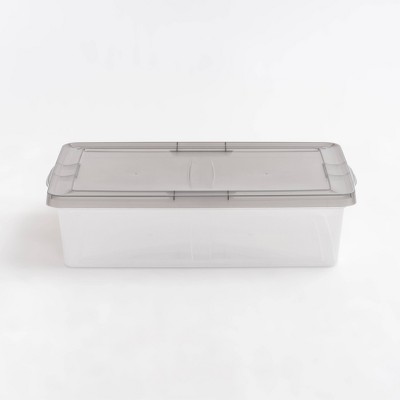 IRIS 60qt 4pk WeatherPro Plastic Storage Bin