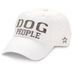 Pavilion Gift Company - Dog People - White Adjustable Hat - Hats - 1 of 4