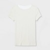 Women's Short Sleeve Ribbed T-Shirt - A New Day™ - 4 of 4