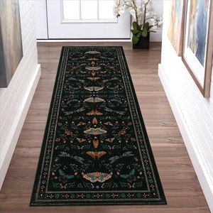 Washable Soft Area Rugs for Living Room Bedroom Ultra-Thin Non Slip Dining Room Stain Resistant Rug Carpet for Office Nursery Bedroom - 1 of 4