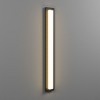 LamQee Modern Linear Outdoor Wall Lights Exterior Lighting Fixtures Outdoor Wall Sconces Wall Mount Lights With Acrylic Shade - 2 of 4