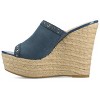 Journee Women's Yari Espadrille Wedge Sandals - 2 of 4