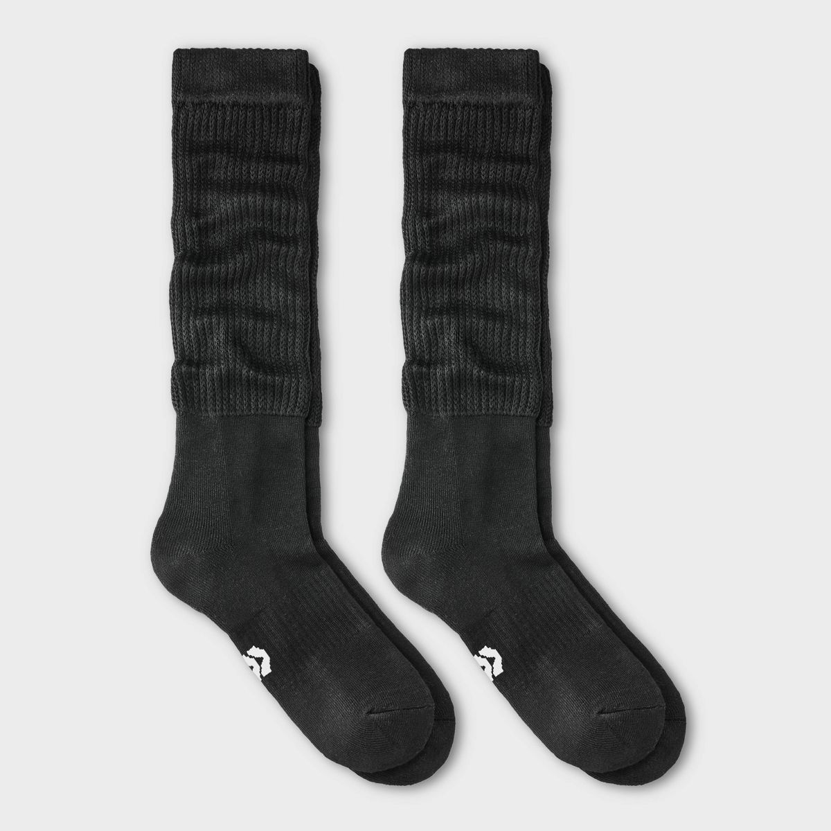 Women's Cushioned Scrunch 2pk Athletic Crew Socks - All In Motion™ 4-10