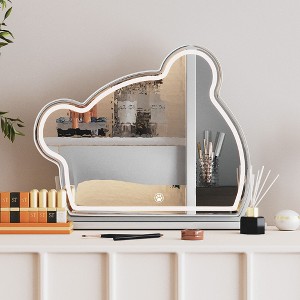 HOMLUX LED Vanity Mirror - Adjustable Light, Hanging Setting, 10X  Magnification, Smart Touch - 1 of 4