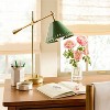 Hinge Desk Table Lamp Green/Brass - Hearth & Hand™ with Magnolia - 3 of 4