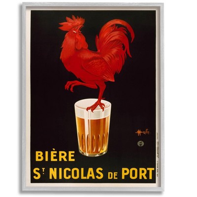 Stupell Industries Vintage Beer Brewery Ad Framed Giclee Art