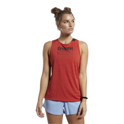 Reebok Womens CrossFit Activchill Graphic Tank Top