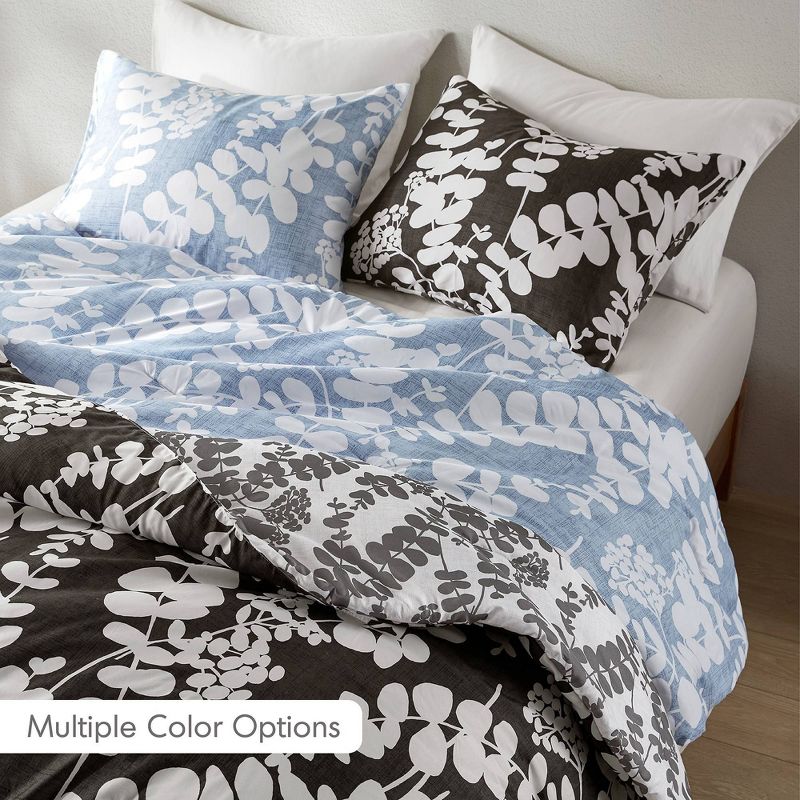 Aria Floral Print Reversible Comforter Set - 510 Design, 5 of 9