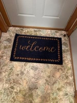 Flash Furniture Harbold 18 X 30 Indoor/outdoor Coir Doormat With Welcome  Message And Non-slip Backing : Target